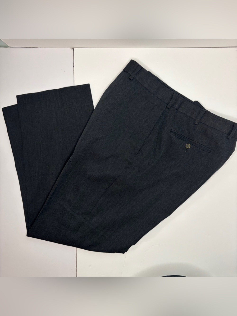 Brooks Brothers Charcoal Grey Madison Fit Dress Pants 38x32